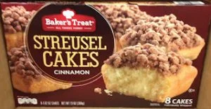 Read more about the article Baker’s Treat Cinnamon Streusel Snack Cakes (Aldi)