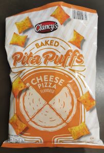 Read more about the article Clancy’s Cheese Pizza Flavored Baked Pita Puffs (Aldi)