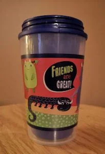 Read more about the article Colorful Double-Wall “Designer” 9.5 oz. Sippy Cups (Dollar Tree)
