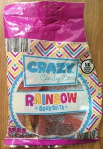 Read more about the article Crazy Candy Co. Rainbow Sour Belts (Aldi)