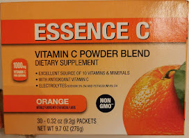Box packaging for Essence-C Vitamin C Powder Blend