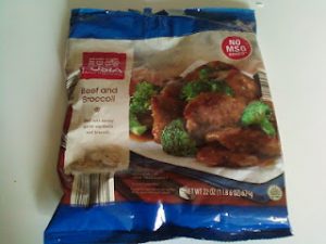 Read more about the article Fusia Beef with Broccoli Frozen Entree (Aldi)