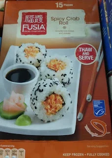 Read more about the article Fusia Spicy Crab Roll Frozen Sushi (Aldi)