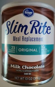 Read more about the article Kroger Slim Rite Chocolate Meal Replacement Shake (Kroger)