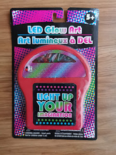 Read more about the article Unbranded LED Glow Art Lighted Peg Display (Dollar Tree)