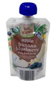 Read more about the article Little Journey Organics Apple Banana Blueberry Baby Food Puree Pouch (Aldi)