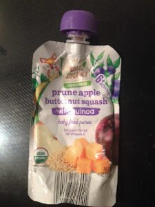 Read more about the article Little Journey Organics Prune Apple Butternut Squash with Quinoa Baby Food Puree (Aldi)