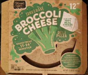 Read more about the article Mama Cozzi’s Broccoli Cheese 12″ Take and Bake Thin Crust Pizza (Aldi)