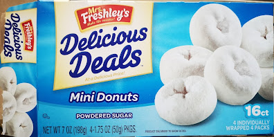 Read more about the article Mrs. Freshley’s Delicious Deals Powdered Sugar Mini Donuts (Dollar Tree)