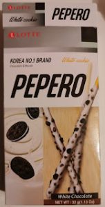 Read more about the article Pepero White Chocolate Cookie and Biscuit (Dollar Tree)