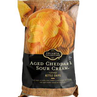 Read more about the article Private Selection Aged Cheddar and Sour Cream Potato Chips (Kroger)