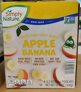 Read more about the article Simply Nature Apple Banana Squeezable Fruit Blend (Aldi)