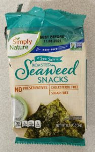 Read more about the article Simply Nature Sea Salt Roasted Seaweed Snacks (Aldi)