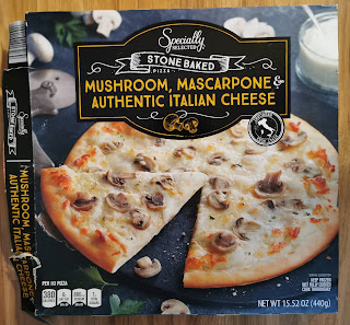 You are currently viewing Specially Selected Stone Baked Mushroom, Mascarpone and Authentic Italian Cheese Pizza (Aldi)