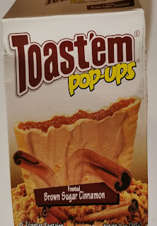 A box of Toast 'em Cinnamon and Brown Sugar Pop-Ups