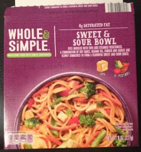 Read more about the article Whole & Simple Sweet & Sour Frozen Protein Bowl (Aldi)
