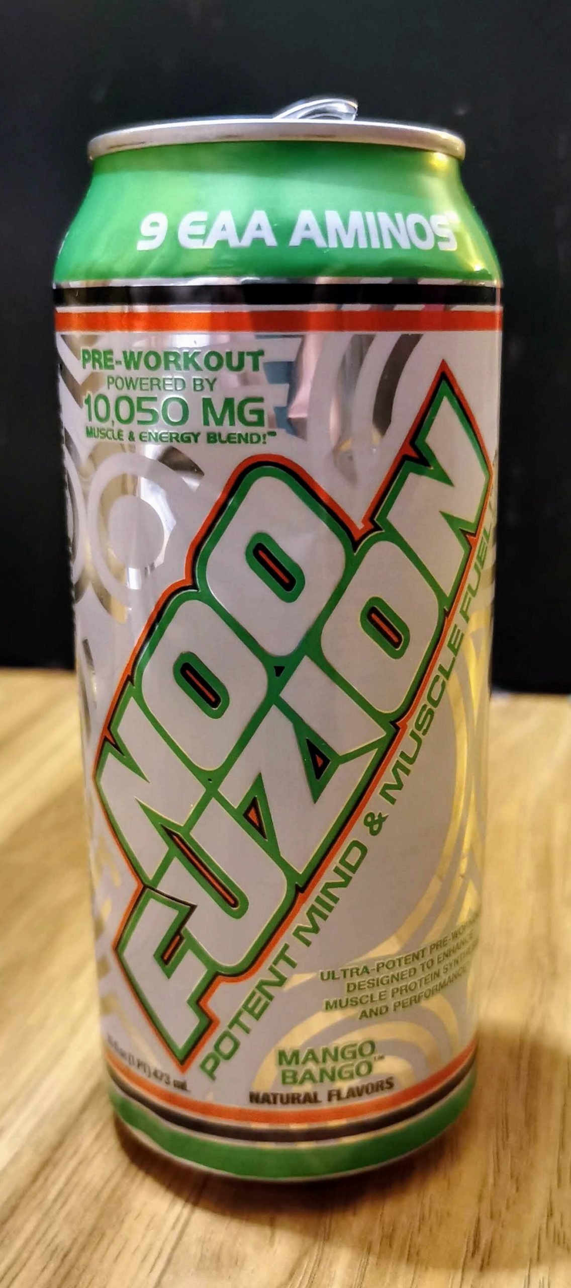 Read more about the article Noo Fuzion Mango Bango Energy Drink (Dollar Tree)
