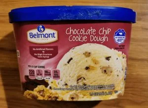 Read more about the article Belmont Chocolate Chip Cookie Dough Ice Cream (Aldi)