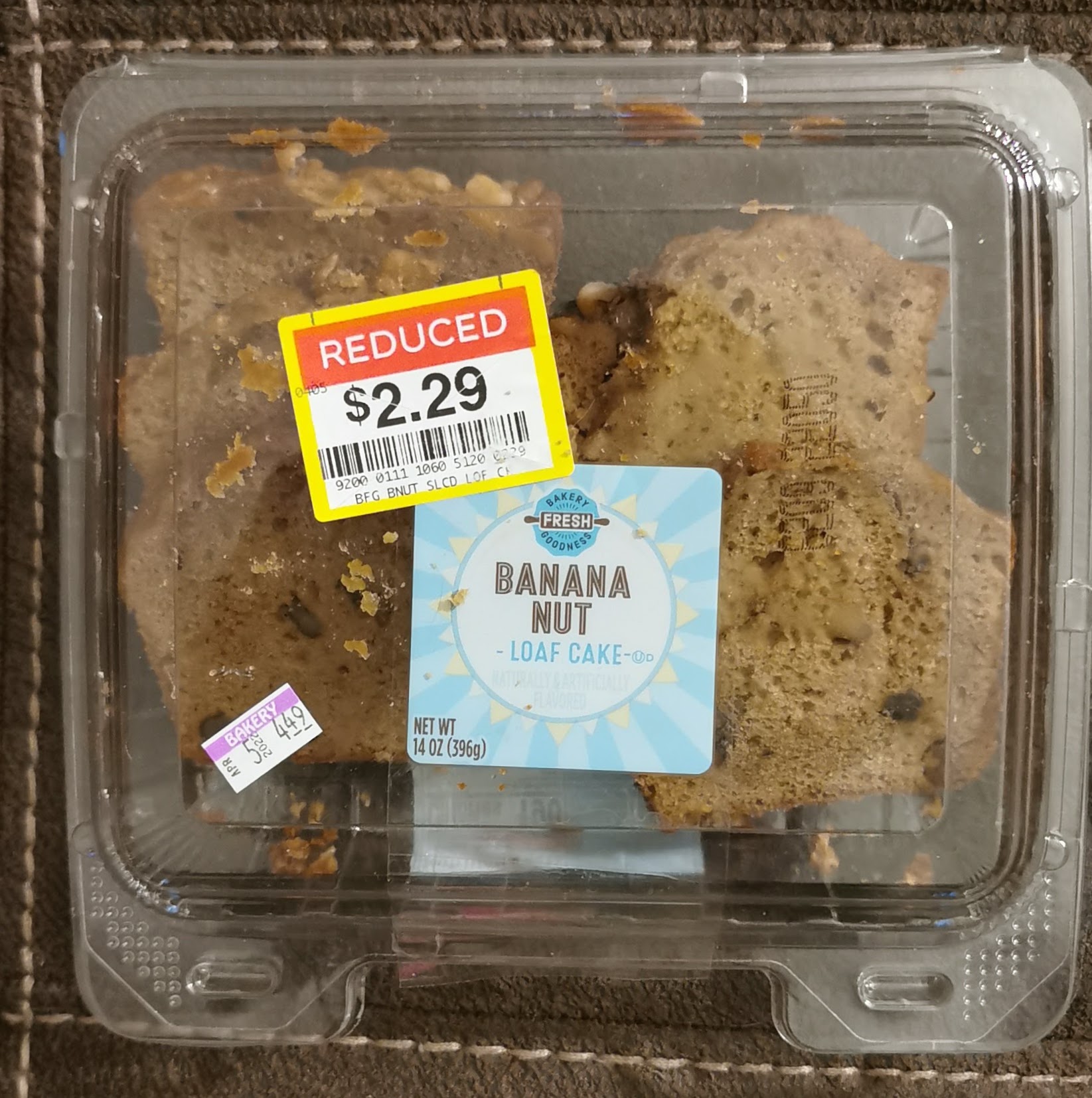 Read more about the article Bakery Fresh Goodness Banana Nut Sliced Loaf Cake (Kroger)