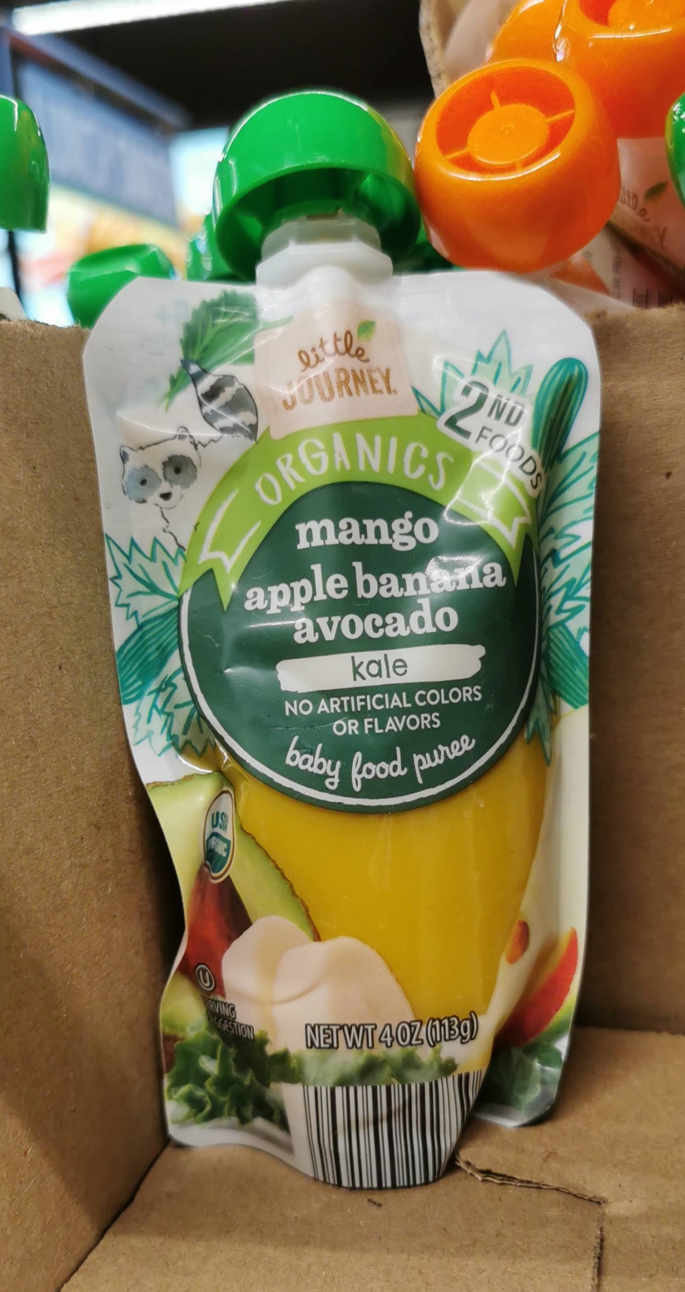 You are currently viewing Little Journey Organics Mango Apple Banana Avocado and Kale Baby Food Puree (Aldi)