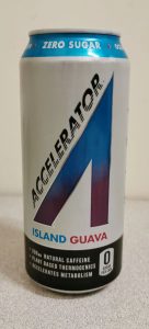 Read more about the article Accelerator Island Guava Energy Drink (Dollar Tree)