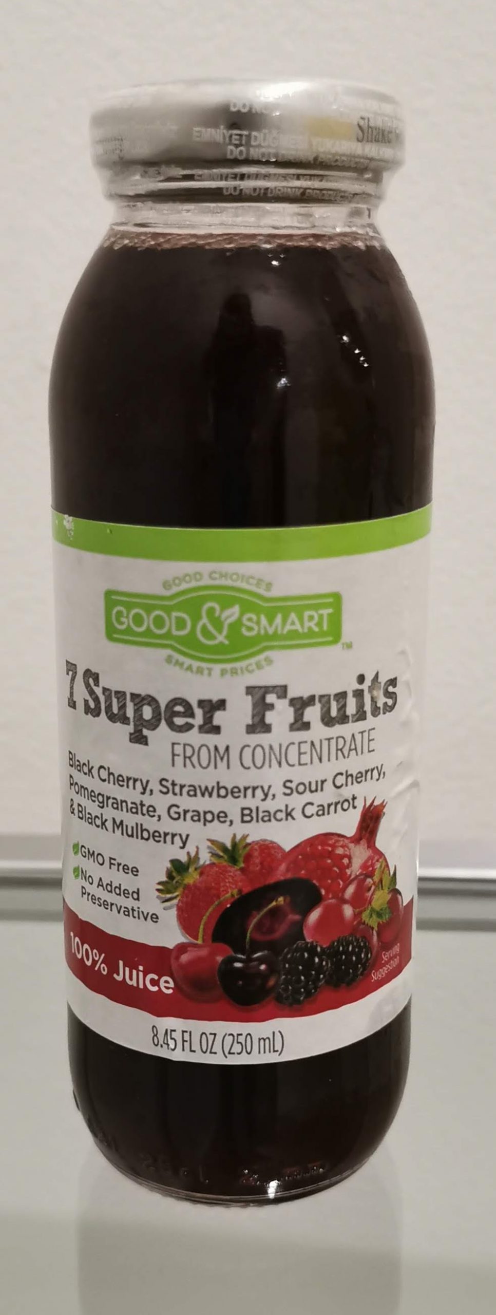 Read more about the article Good & Smart 7 Super Fruits 100% Juice Drink (Dollar General)