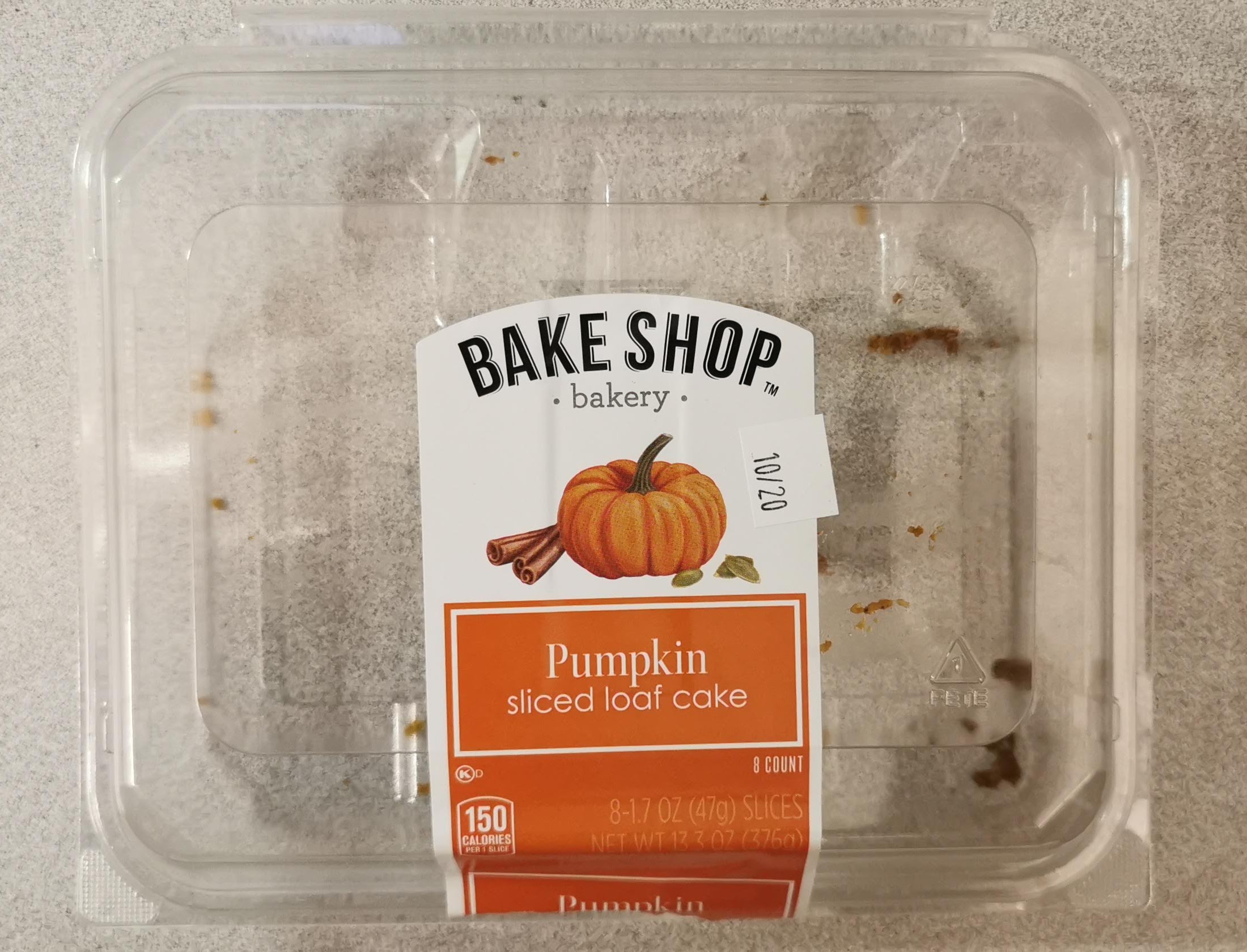 Read more about the article Bake Shop Bakery Pumpkin Sliced Loaf Cake (Aldi)