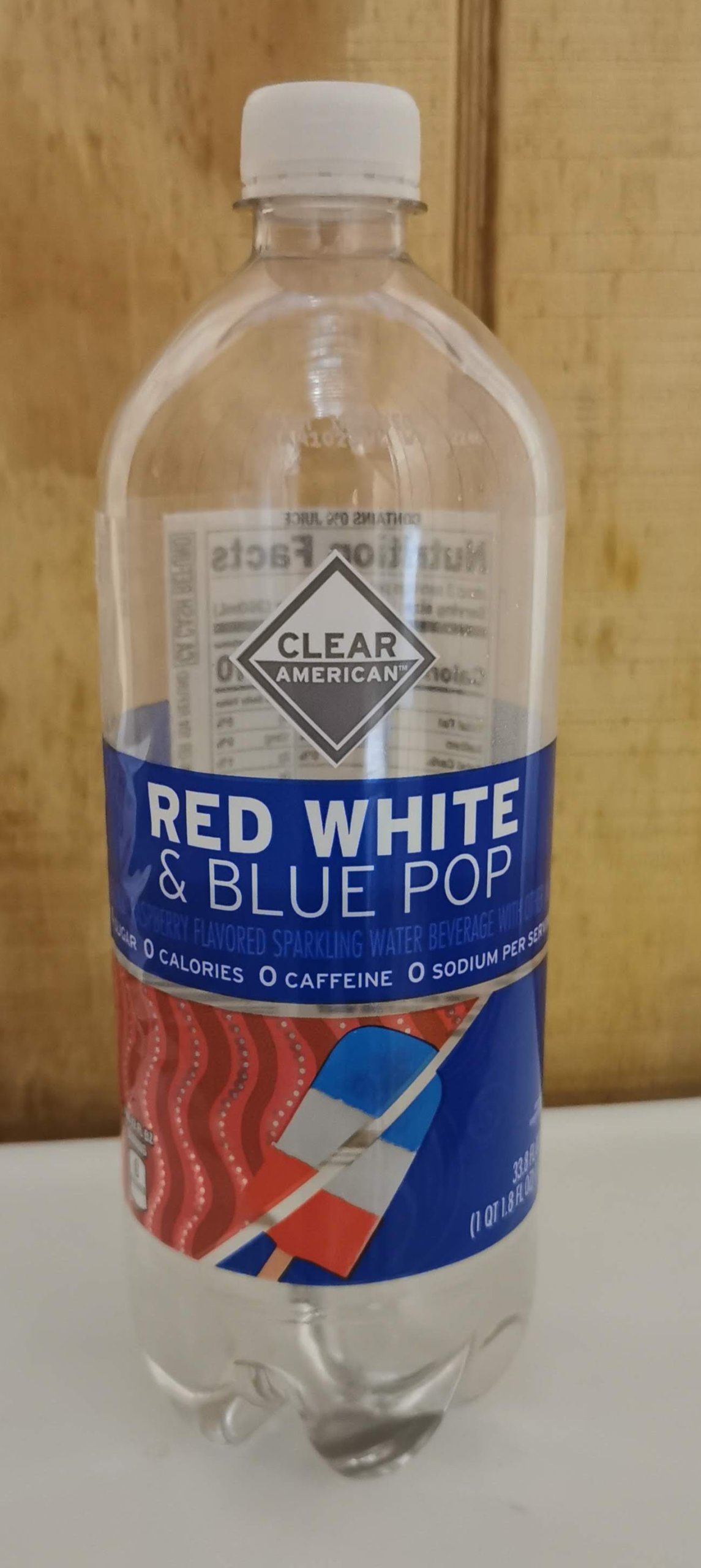 Read more about the article Clear American Red White & Blue Pop Sparkling Water Beverage (Walmart)