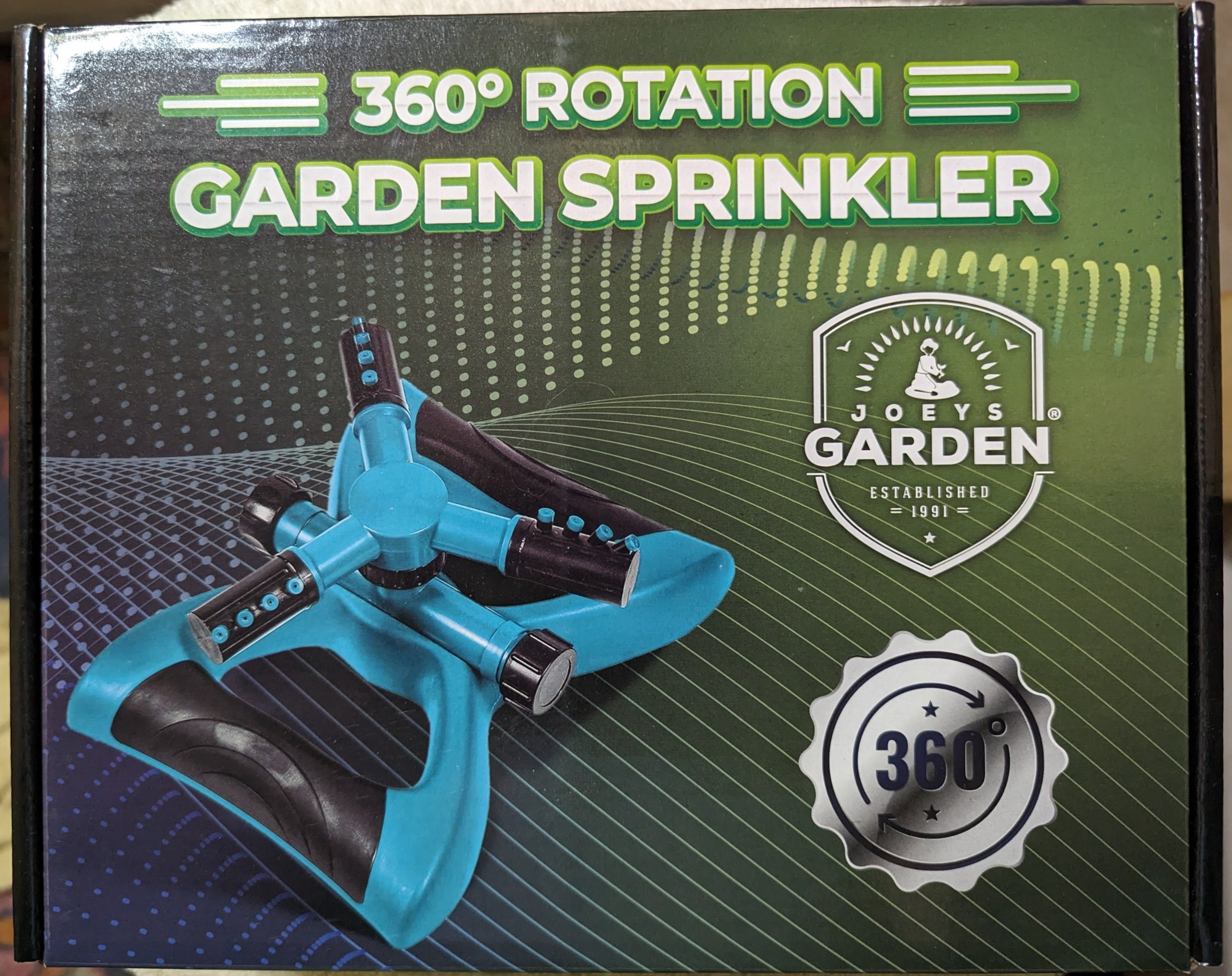 Read more about the article Joey’s Garden 360-Degree Rotating Sprinkler (Amazon)